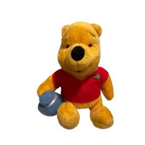 Vintage 1994 Mattel Walt Disney Company Winnie The Pooh Musical Hunny Pot Plush